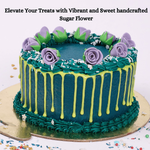 Thumbnail for sugar roses for cake cupcake decoration lavender 120 gms