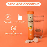 Thumbnail for Upakarma Ayurveda Pure Sj Effervescent Tablets - Orange - Distacart