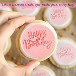 Thumbnail for celebration stencils toppers cutters celebration topper cutter happy birthday 01