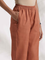 Thumbnail for trueBrowns Rust Slub Co-ord Set