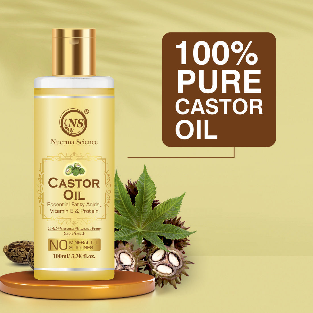 Nuerma Science Castor Oil For Hair & Body