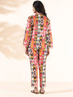 Thumbnail for trueBrowns Cola Cotton Ikat Pant Suit Set - Distacart