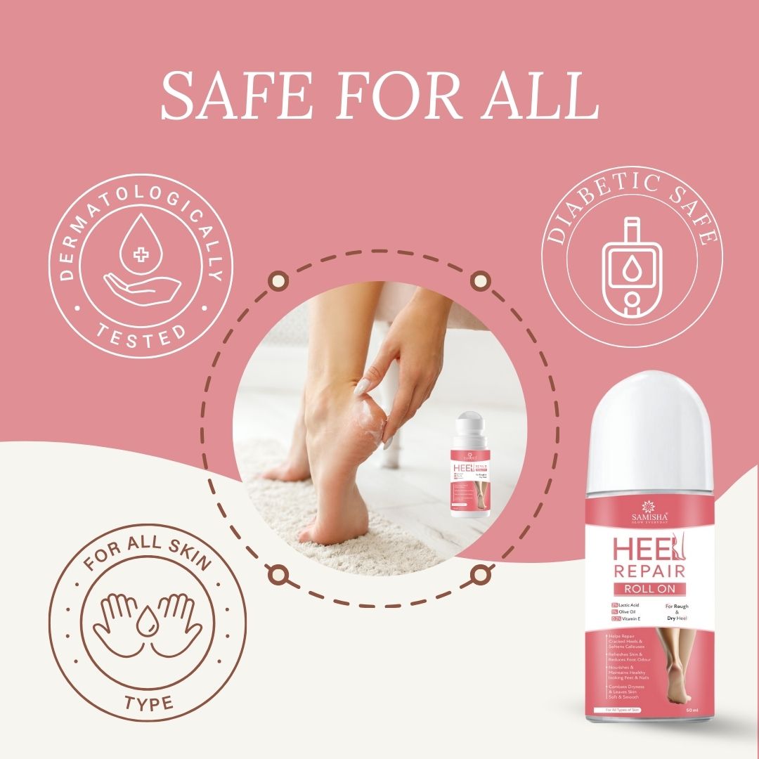 Samisha Foot Cream & Heel Repair Roll On - Distacart