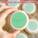 Thumbnail for celebration stencils toppers cutters congrats