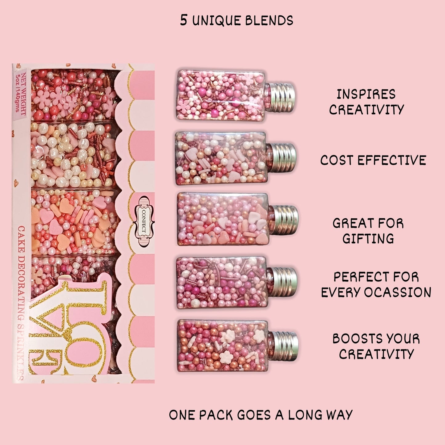 valentine sprinkles vs multipack 10 100 gms