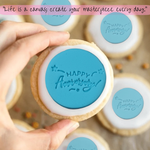 Thumbnail for confect toppers cutters congratulations topper cutter cake cupcake decorating supplies happy anniversary