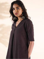 Thumbnail for trueBrowns Cola Cotton Ikat Kurta Pant Set - Distacart