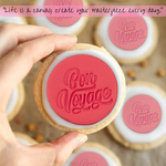 Thumbnail for confect toppers cutters congratulations topper cutter bon voyage