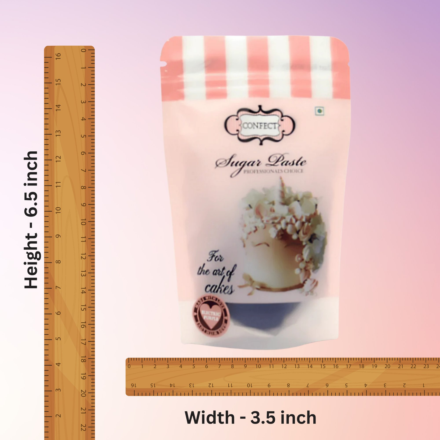 confect electric purple sugarpaste br b 250 gms b