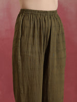 Thumbnail for trueBrowns Olive Cotton Dobby Dobby Co-ord set