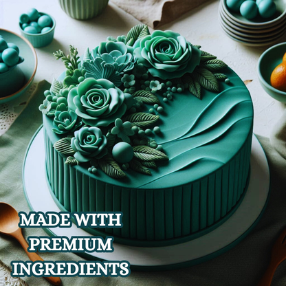 confect emerald green sugarpaste br b 1 kg b