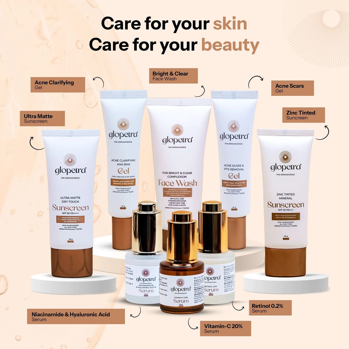 Glopetra Vitamin C Serum For Dull Skin - Dista