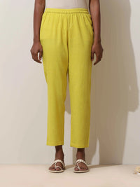 Thumbnail for trueBrowns Lime Cotton Linen Co-Ord Set