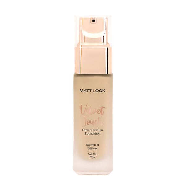 Matt Look Elvet Touch Cover Cushion Weightless Matt Finish Foundation - 04 Warm Beige