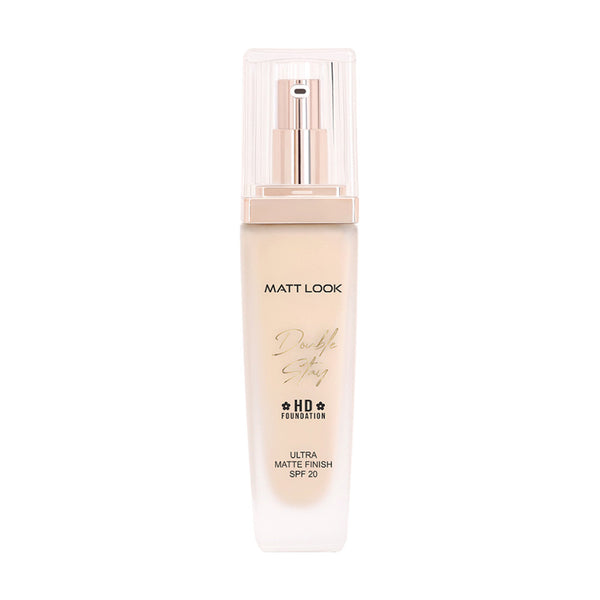 Matt Look Double Stay HD Weightless Foundation Matte Finish - 01 White Ivory