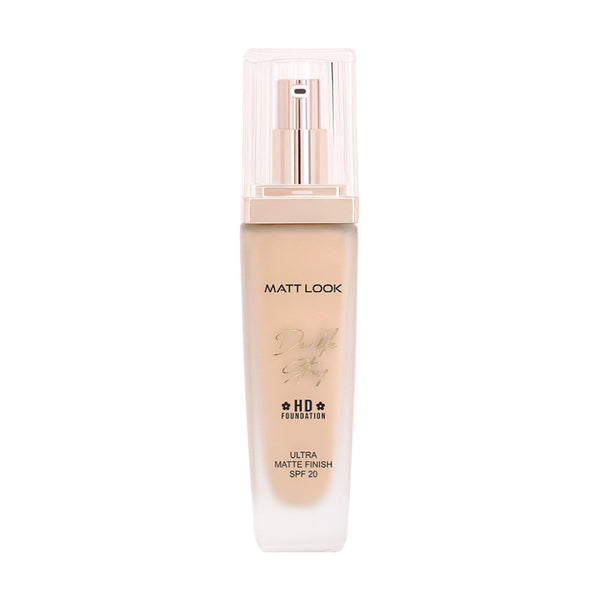 Matt Look Double Stay HD Weightless Foundation Matte Finish - 02 Rose Blush