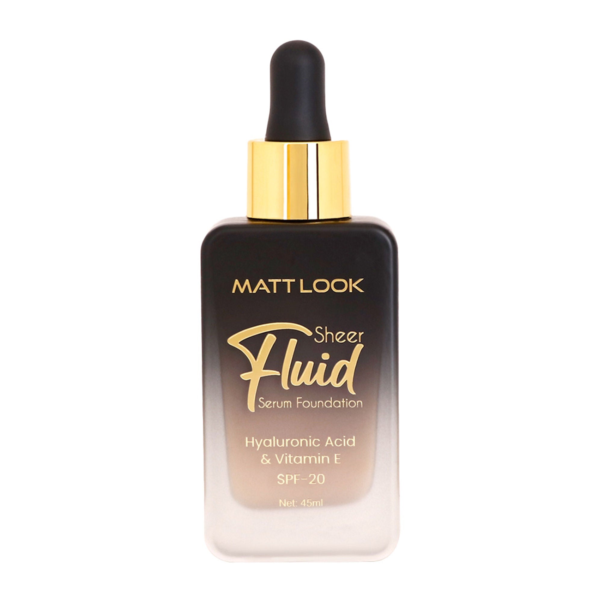 Matt Look Sheer Fluid Serum Foundation - 04 Butterscotch