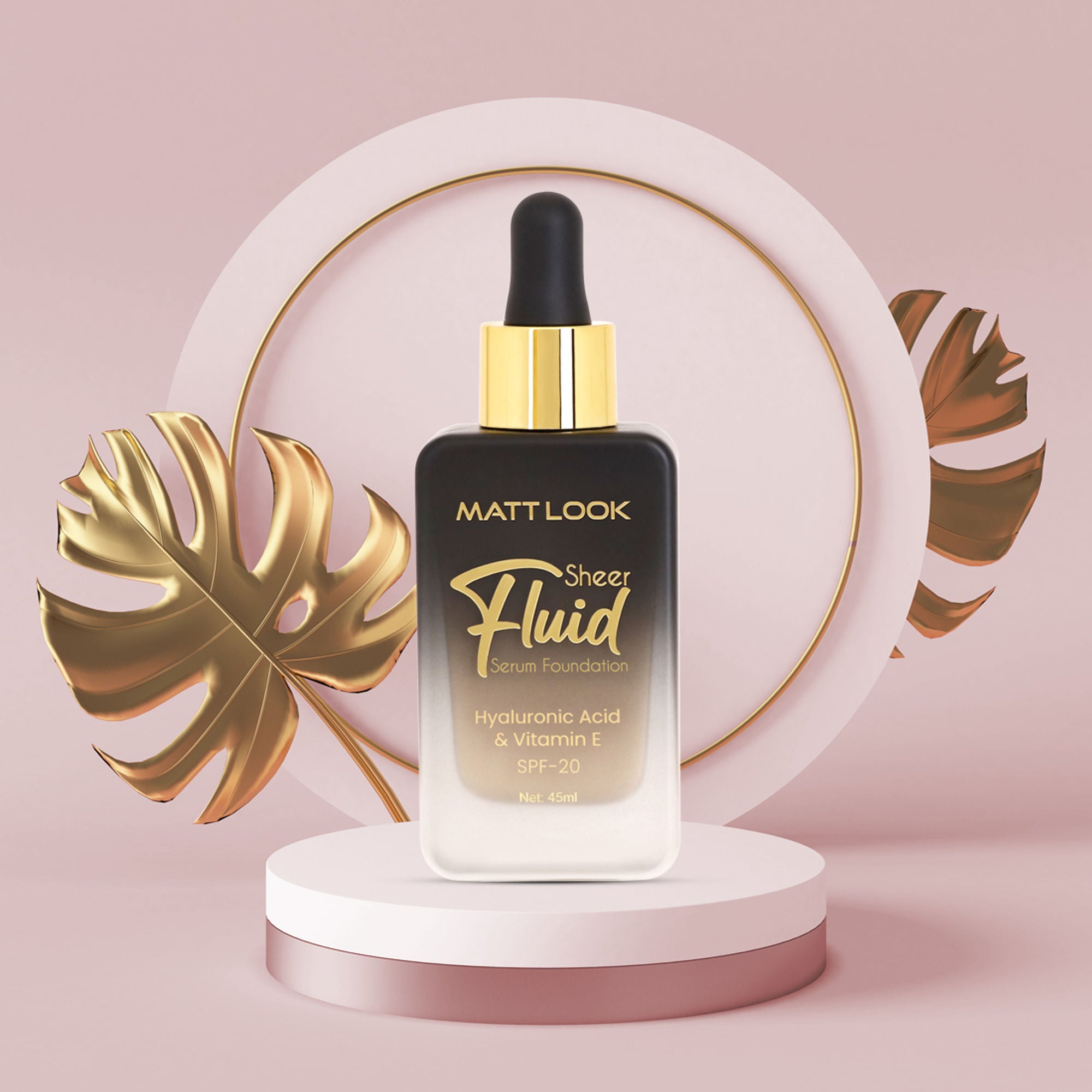 Matt Look Sheer Fluid Serum Foundation - 05 Oat Meal - Distacart