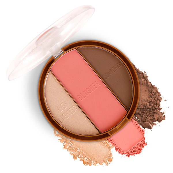 Matt Look One Stop Pop Sculpting Palette - 01 Daily Daisy