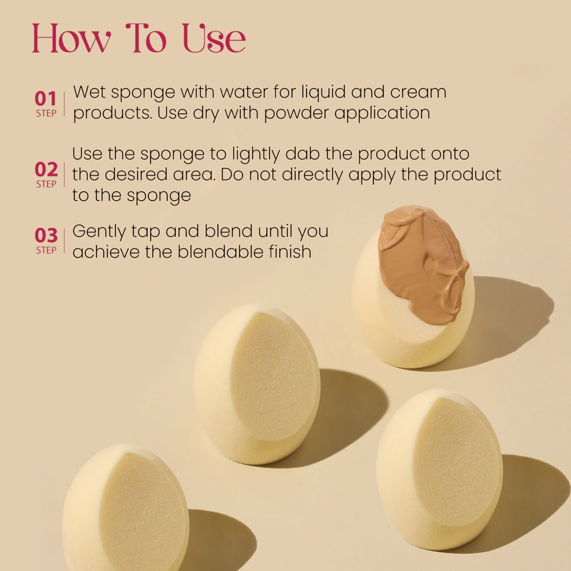 Milagro Beauty Cotton Sponge - 1Pcs - Distacart
