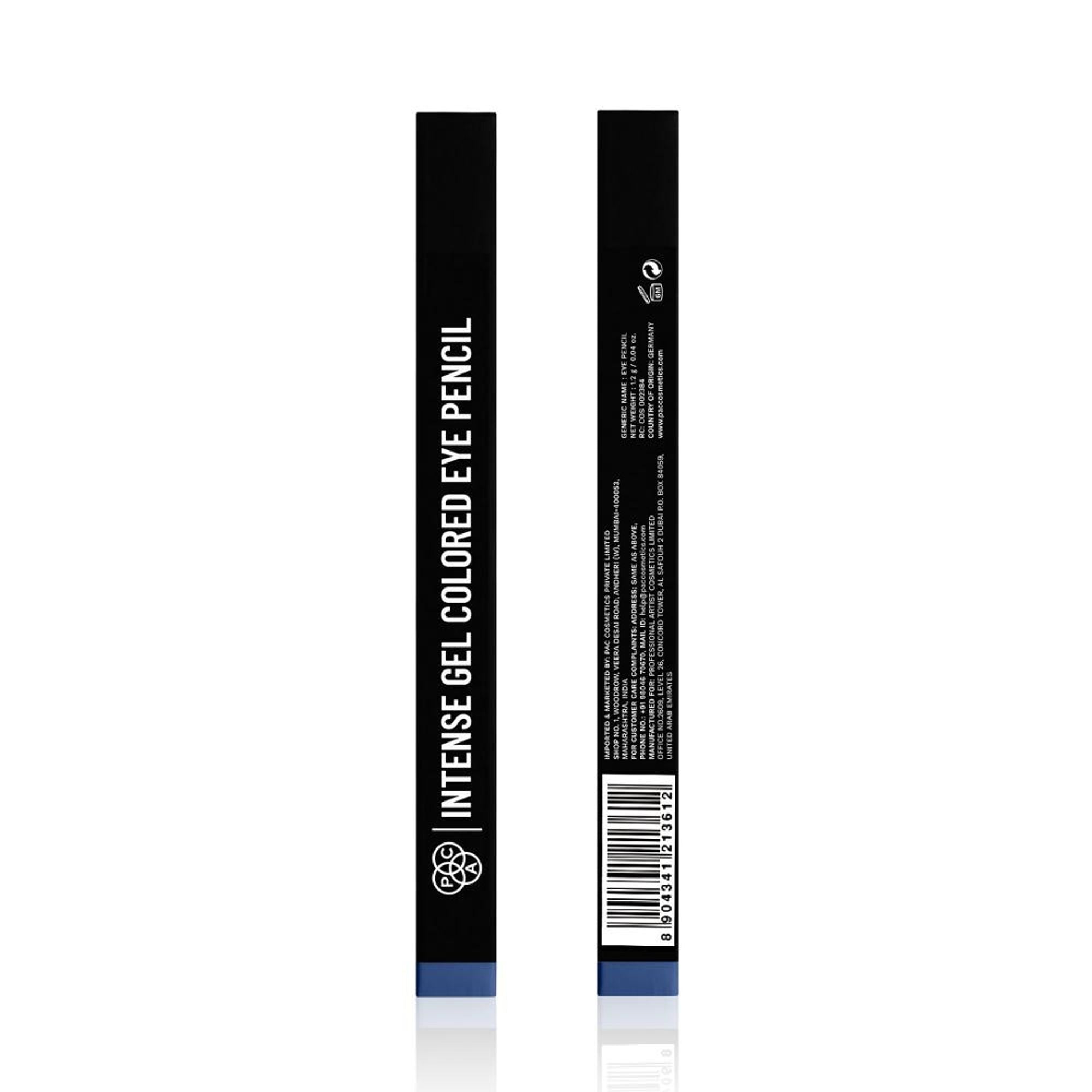 PAC Studio Intense Gel Colored Eye Pencil - Dark Blue - Distacart