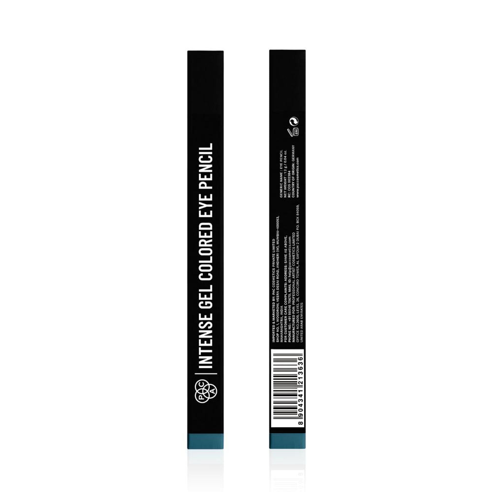 PAC Studio Intense Gel Colored Eye Pencil - Teal - Distacart