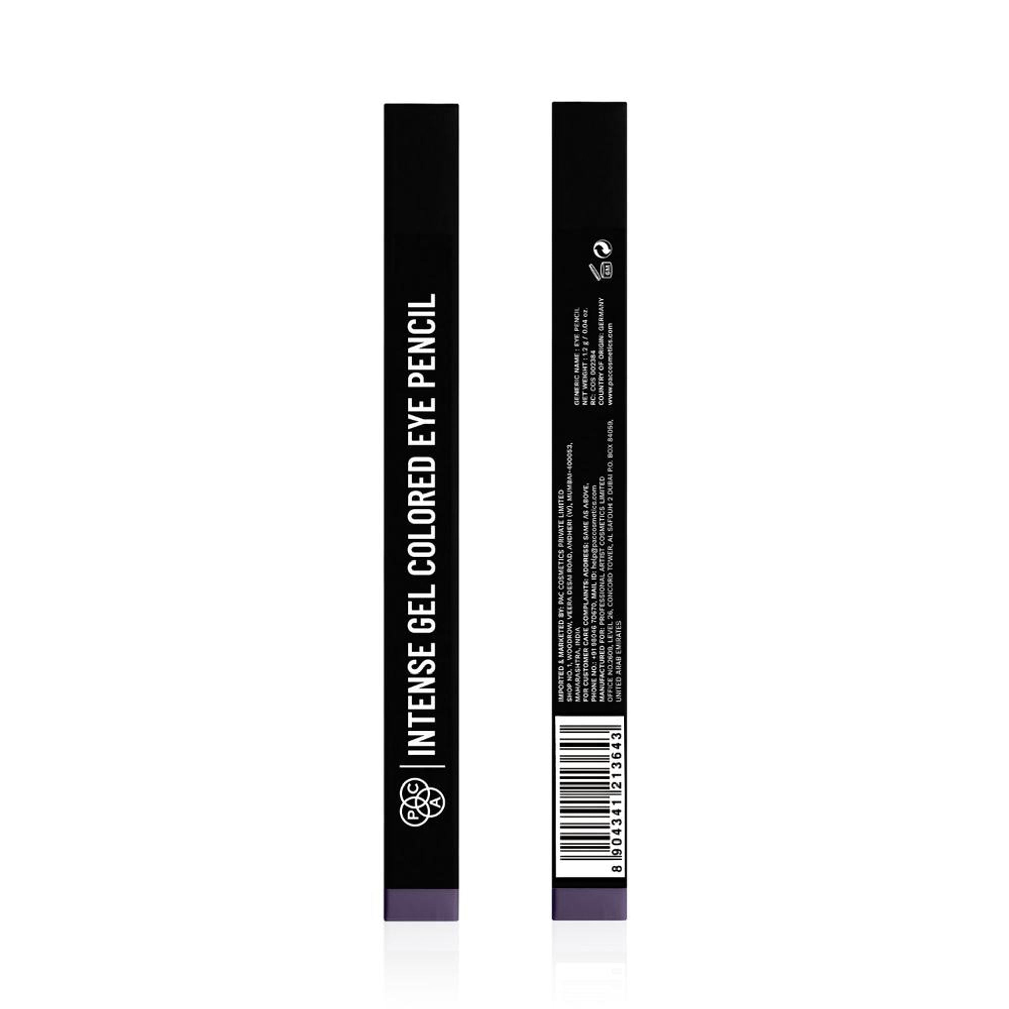PAC Studio Intense Gel Colored Eye Pencil - Purple - Distacart