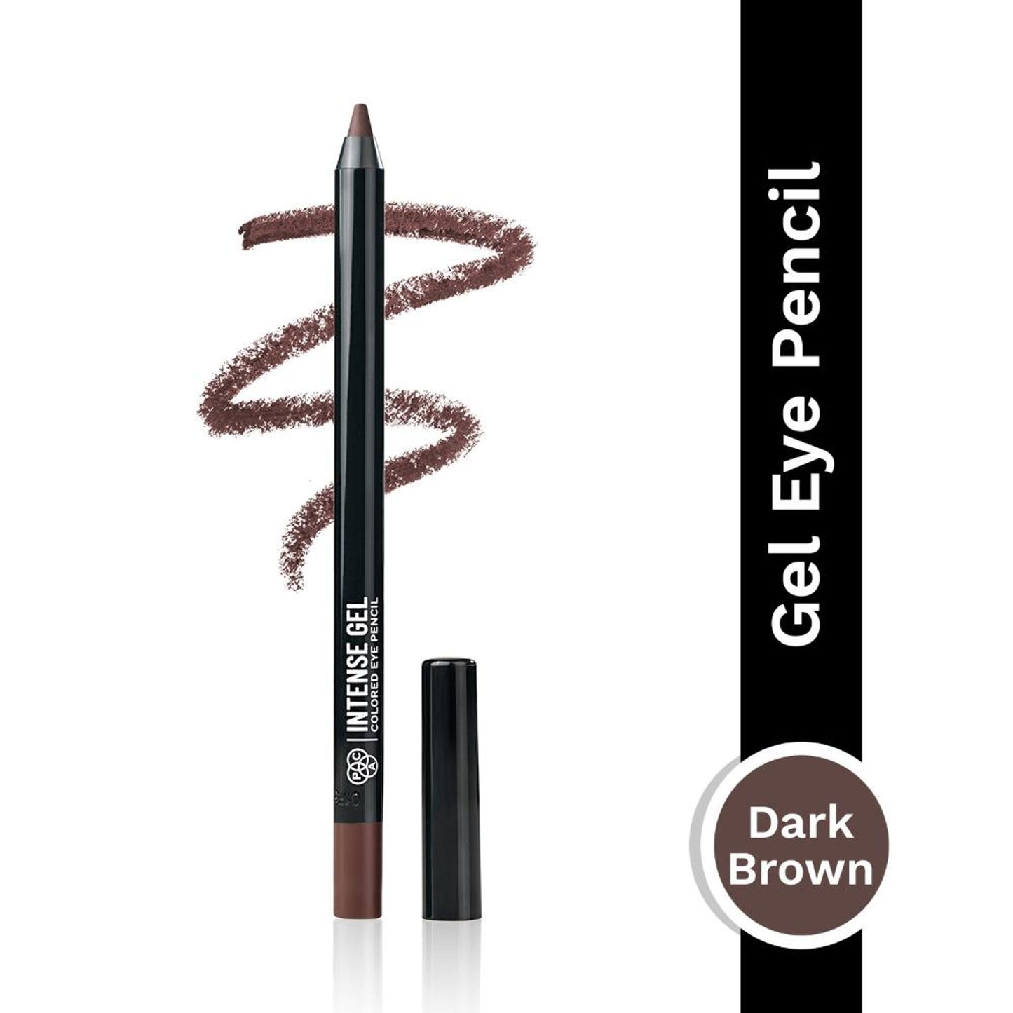 PAC Intense Gel Colored Eye Pencil - Dark Brown