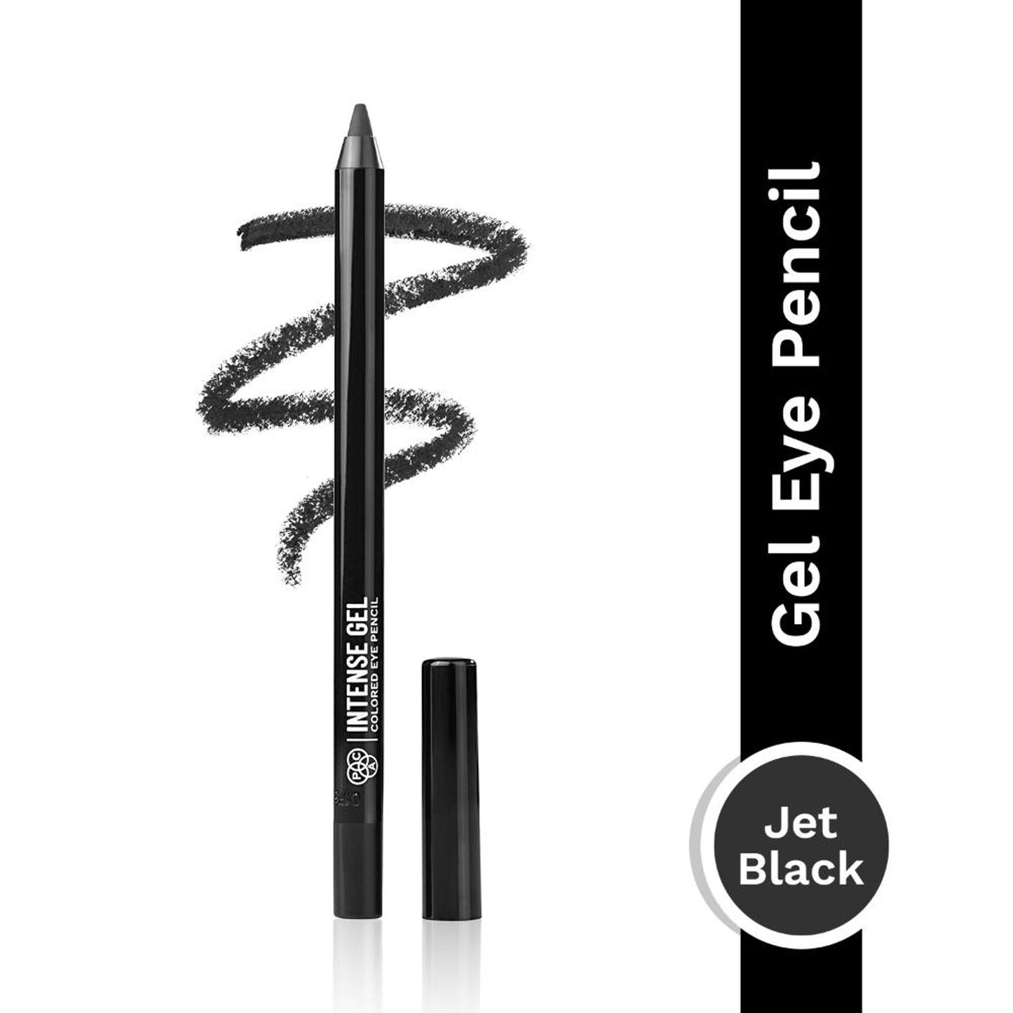 PAC Intense Gel Colored Eye Pencil - Jet Black