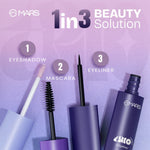 Thumbnail for MARS Cosmetics Trio Treat, 3-In-1 Eye Makeup Kit With Eyeliner, Mascara & Eyeshadow - Distacart