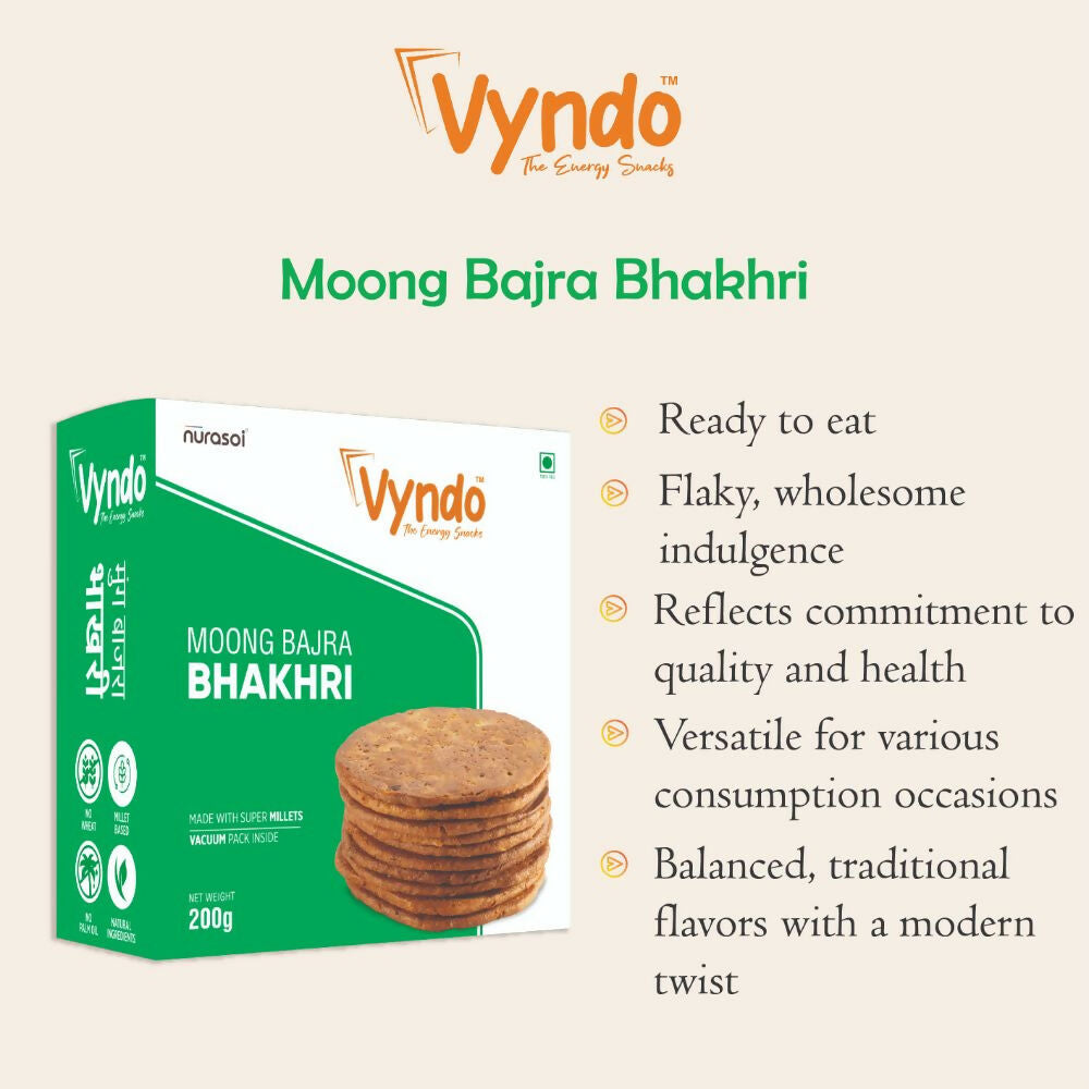 Vyndo Moong Bajra Bhakhri - Distacart