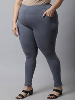 Thumbnail for TAG 7 Women Plus Size Cotton Ankle Length Leggings - Distacart