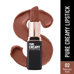 Thumbnail for Swiss Beauty Pure Creamy Matte Lipstick - 02 Notorious Nude