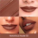 Thumbnail for Swiss Beauty Pure Creamy Matte Lipstick - 02 Notorious Nude - Distacart