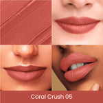 Thumbnail for Swiss Beauty Pure Creamy Matte Lipstick - 05 Coral Crush - Distacart