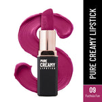 Thumbnail for Swiss Beauty Pure Creamy Matte Lipstick - 09 Fuchsia Fun