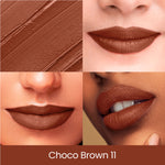 Thumbnail for Swiss Beauty Pure Creamy Matte Lipstick - 11 Choco Brown - Distacart