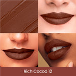 Thumbnail for Swiss Beauty Pure Creamy Matte Lipstick - 12 Rich Cocoa - Distacart