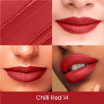 Thumbnail for Swiss Beauty Pure Creamy Matte Lipstick - 14 Chilli Red - Distacart
