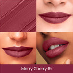 Thumbnail for Swiss Beauty Pure Creamy Matte Lipstick - 15 Merry Cherry - Distacart