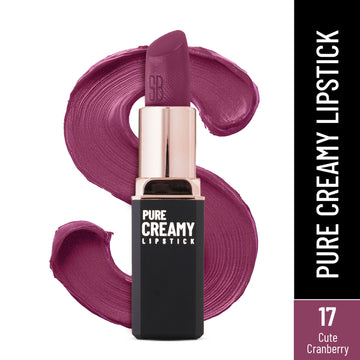 Swiss Beauty Pure Creamy Matte Lipstick - 17 Cute Cranberry