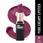 Thumbnail for Swiss Beauty Pure Creamy Matte Lipstick - 17 Cute Cranberry