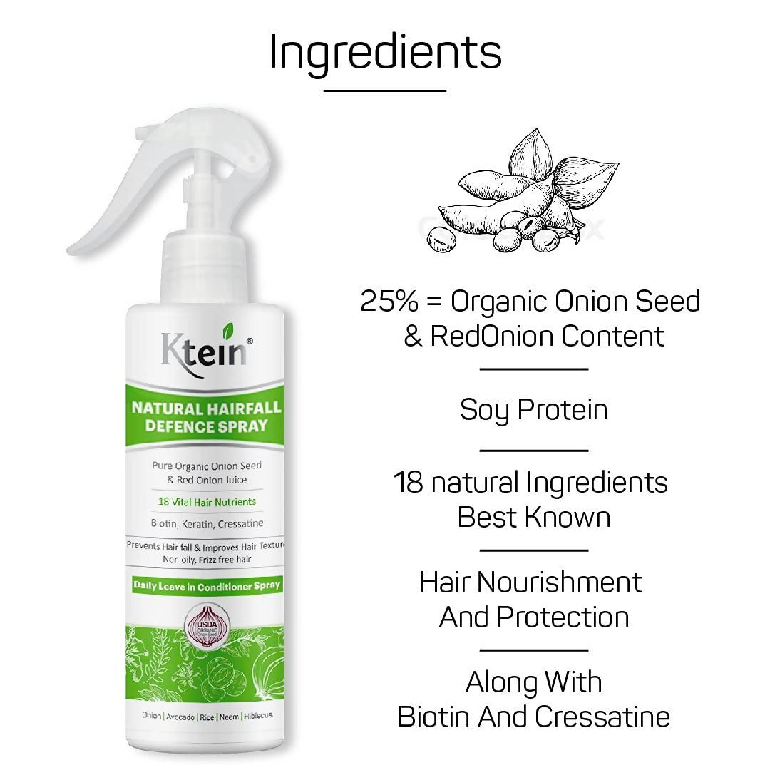 Ktein Onion Hair Spray - Distacart