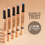 Thumbnail for Swiss Beauty Chrome & Matte Twin Eyeshadow - 01 Night Skies - Distacart