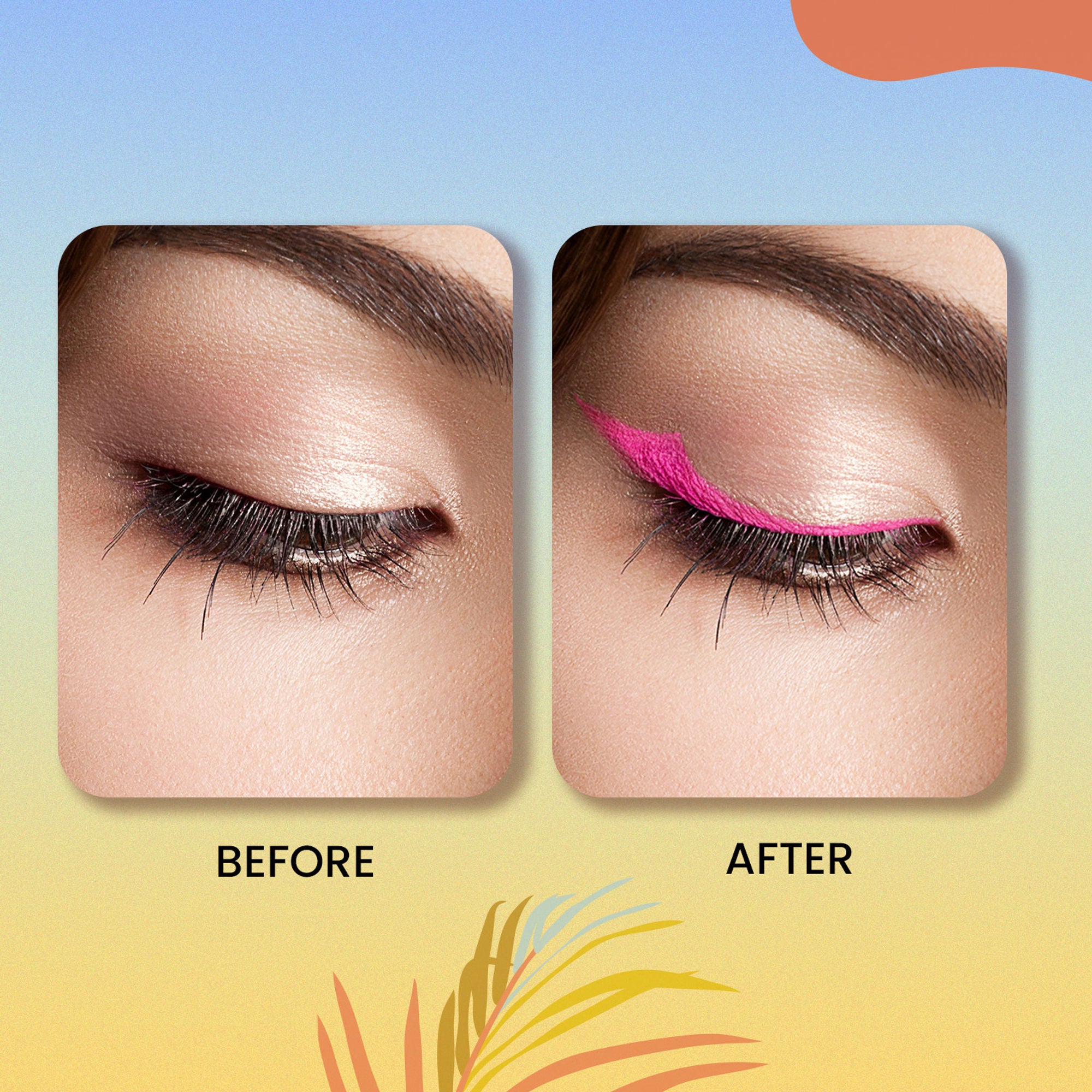 Swiss Beauty Colour Me Bright Sketch Eyeliner - 03 Orange Lush - Distacart