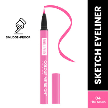 Swiss Beauty Colour Me Bright Sketch Eyeliner - 04 Pink Crush