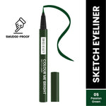 Thumbnail for Swiss Beauty Colour Me Bright Sketch Eyeliner - 05 Passion Green