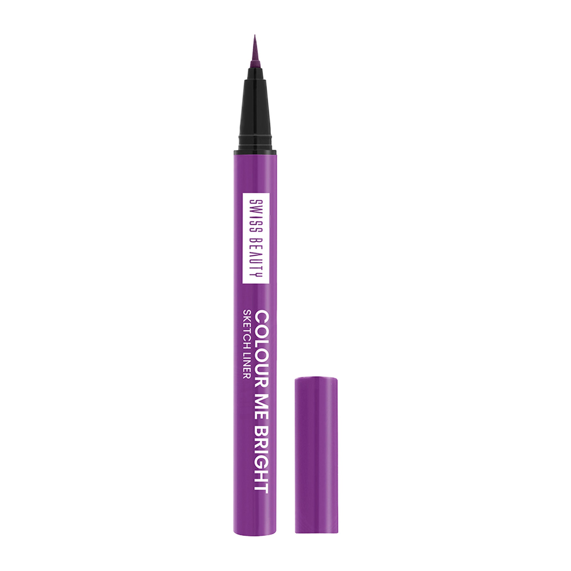 Swiss Beauty Colour Me Bright Sketch Eyeliner - 07 Purple Mush - Distacart