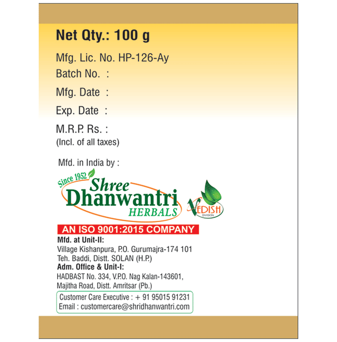 SDH Naturals Triphala Churna