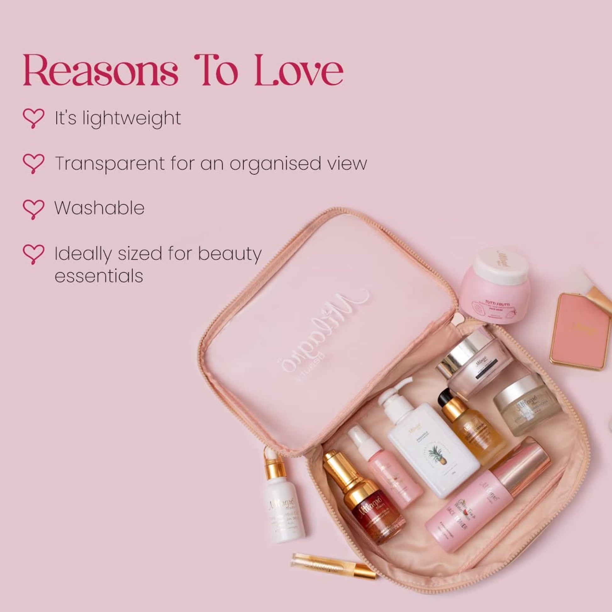 Milagro Beauty Travel Bag - Distacart
